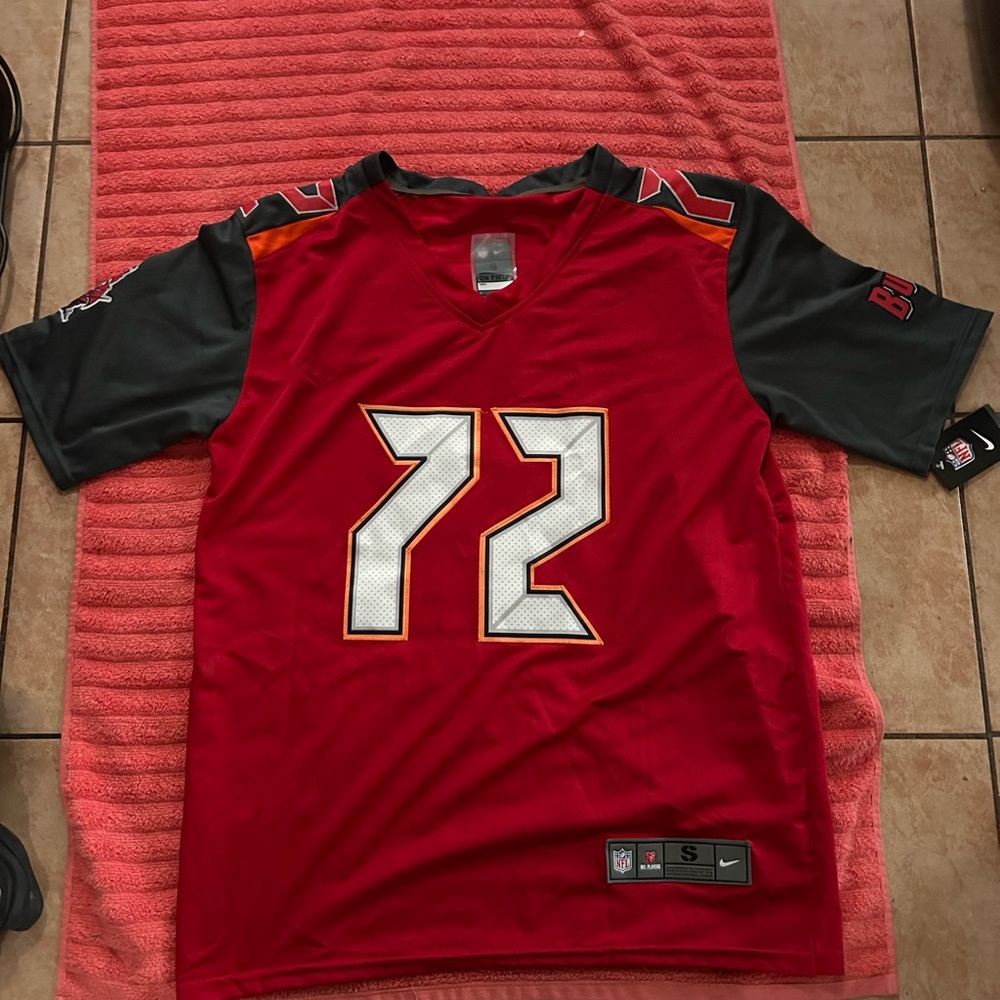 NFL Red and Black Men's Jersey